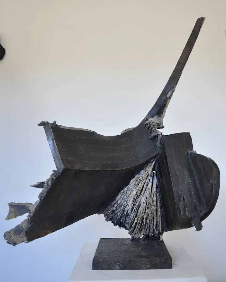 Sculpture bronze de Julien Allègre : Femme et la mer — Vue 2