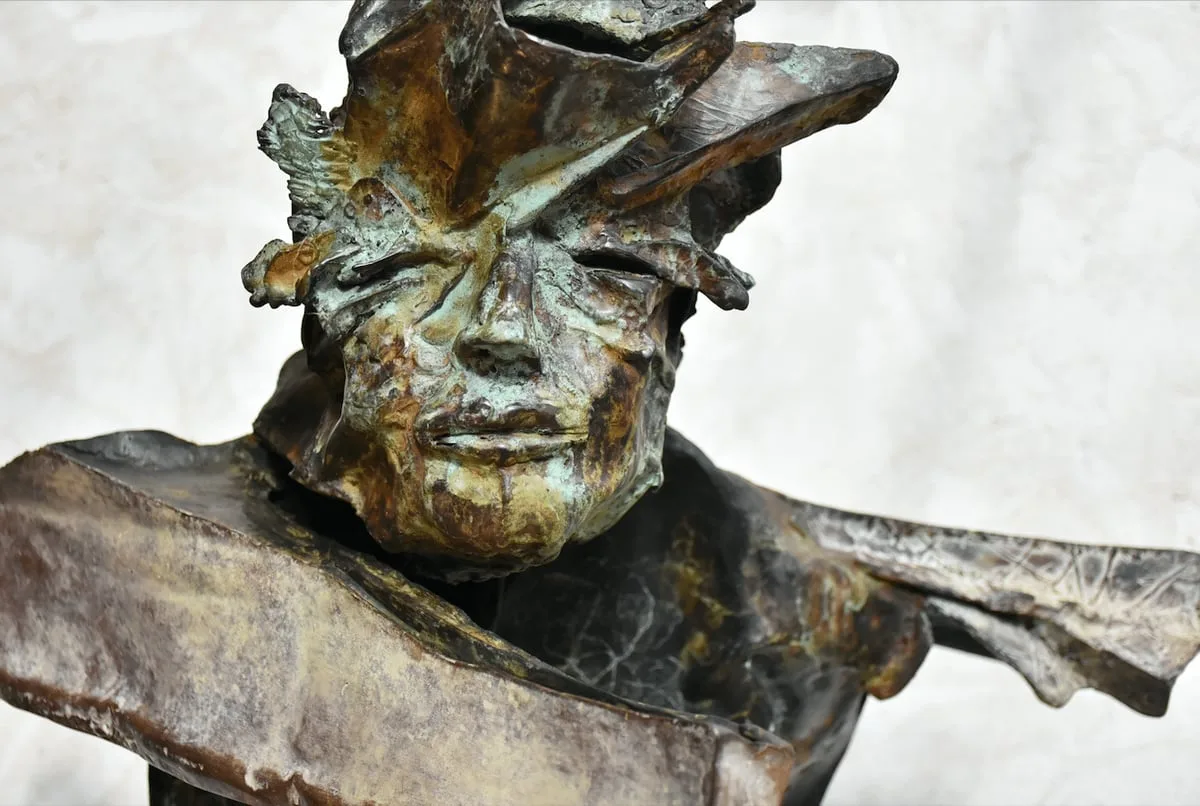 Sculpture Bronze de Julien Allègre : Man go de Julien Allègre