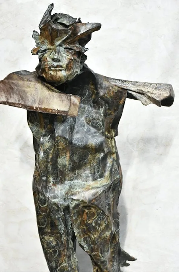Sculpture Bronze de Julien Allègre : Man go — Vue 3