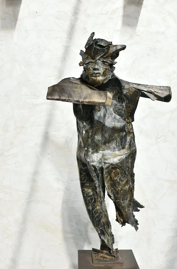 Sculpture Bronze de Julien Allègre : Man go — Vue 4
