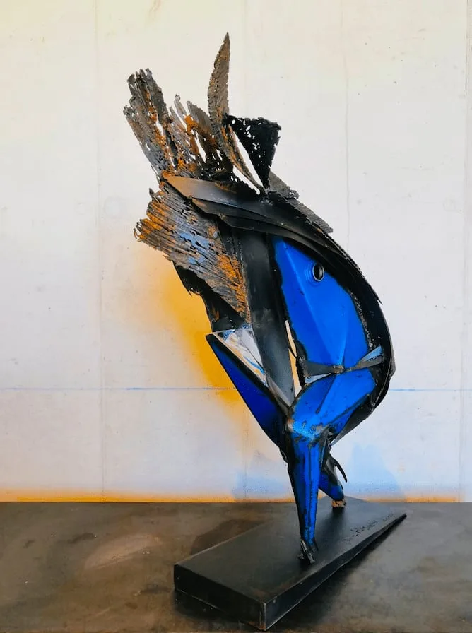 Sculpture de Julien Allègre, acier et inox: Infinité de Julien Allègre