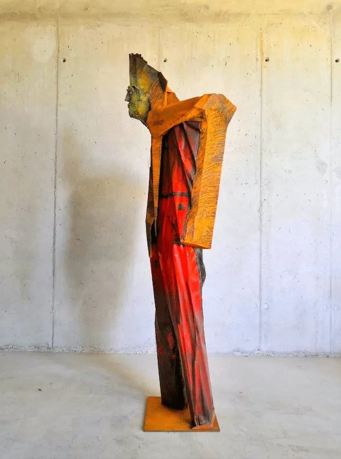Sculpture monumentale unique de Julien Allègre : Transmutation — Vue 2