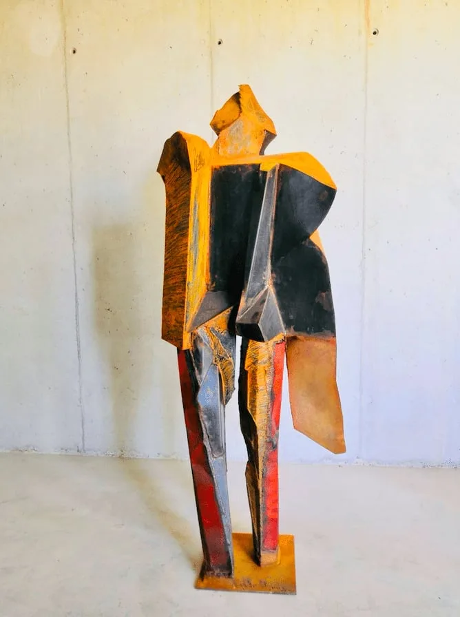 Sculpture monumentale unique de Julien Allègre : Transmutation — Vue 4