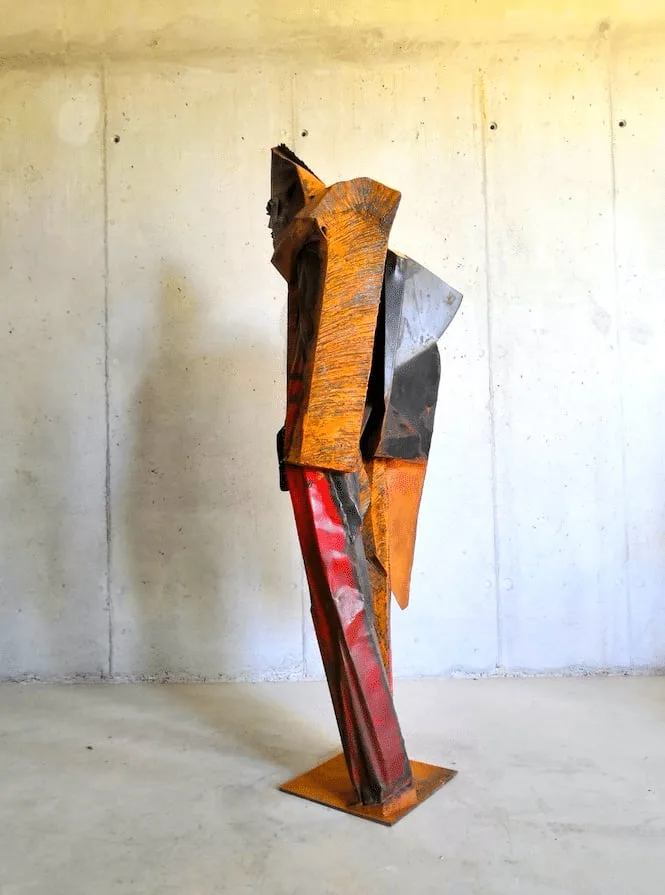 Sculpture monumentale unique de Julien Allègre : Transmutation — Vue 5