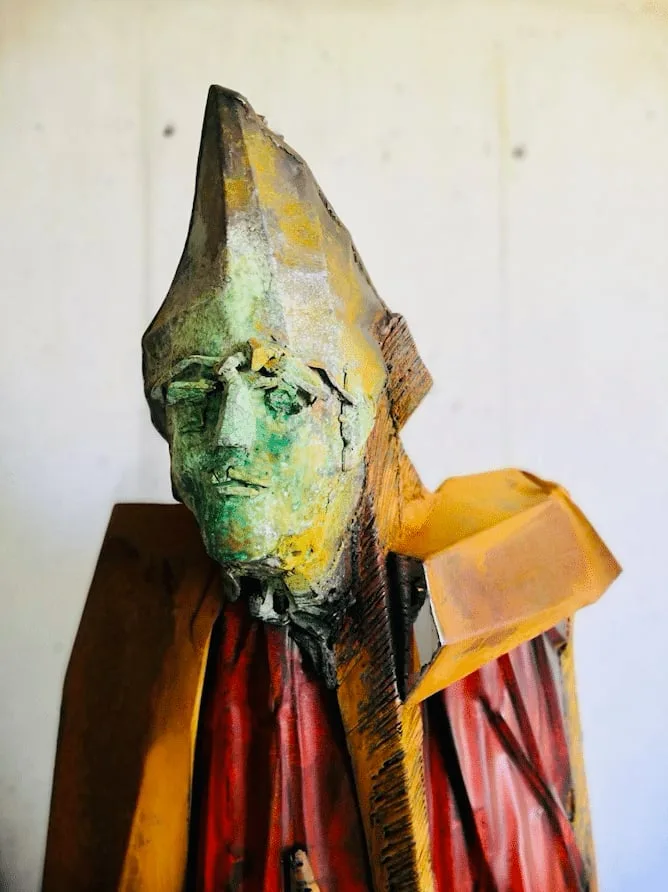 Sculpture monumentale unique de Julien Allègre : Transmutation — Vue 6