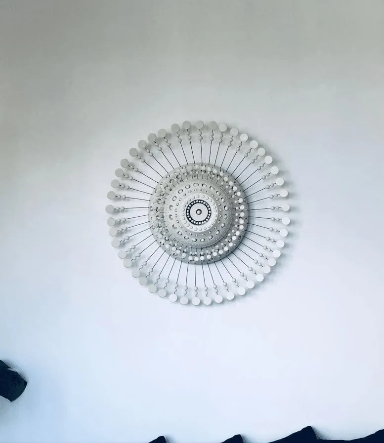 Sun ceramic wall sconce by Georges Pelletier — View 3