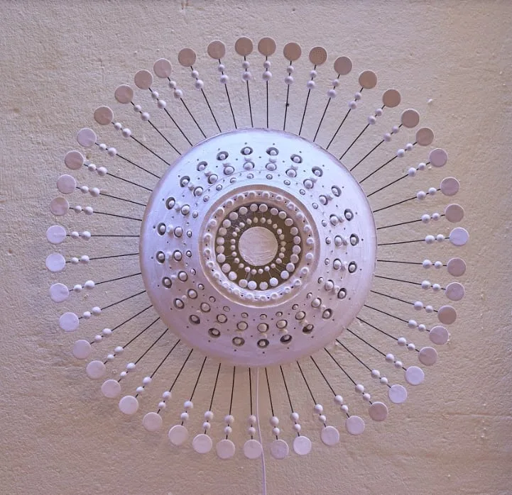 Georges Pelletier ceramic wall lamp — View 2