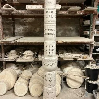 Totem céramique de Georges Pelletier