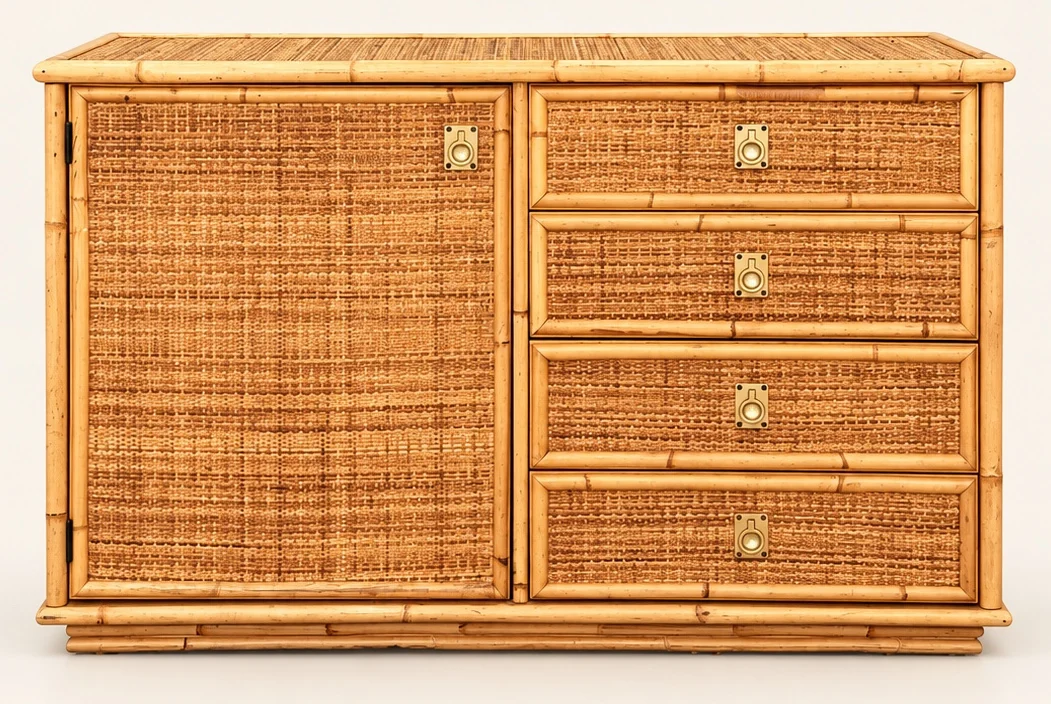 Enfilade Dal Vera en osier et bambou