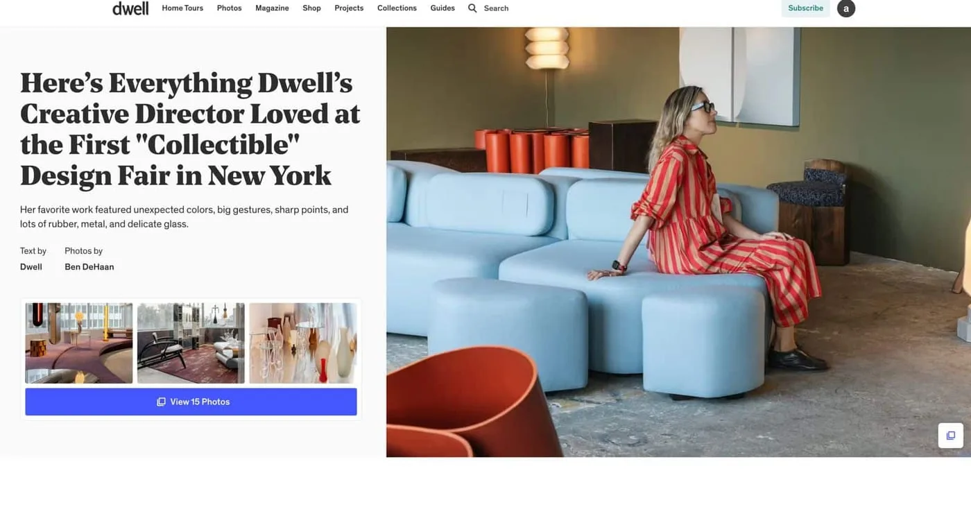 Dwell — Caroline Rennequin chosen for Collectible New York