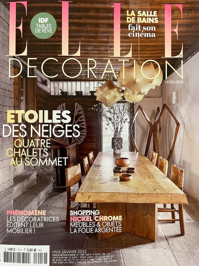 Elle Décoration — Soleil lamp in Elle Décoration