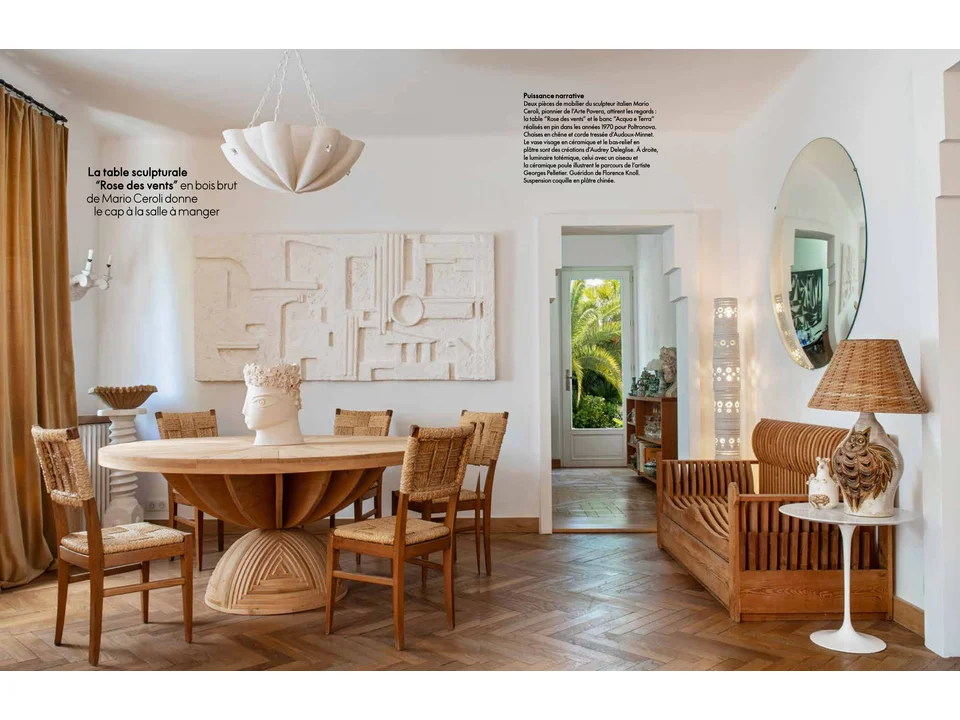 ELLE Décoration, Georges Pelletier in a French Basque Country home