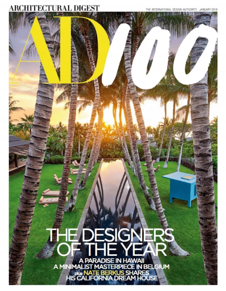 Georges Pelletier featured in Architectural Digest USA