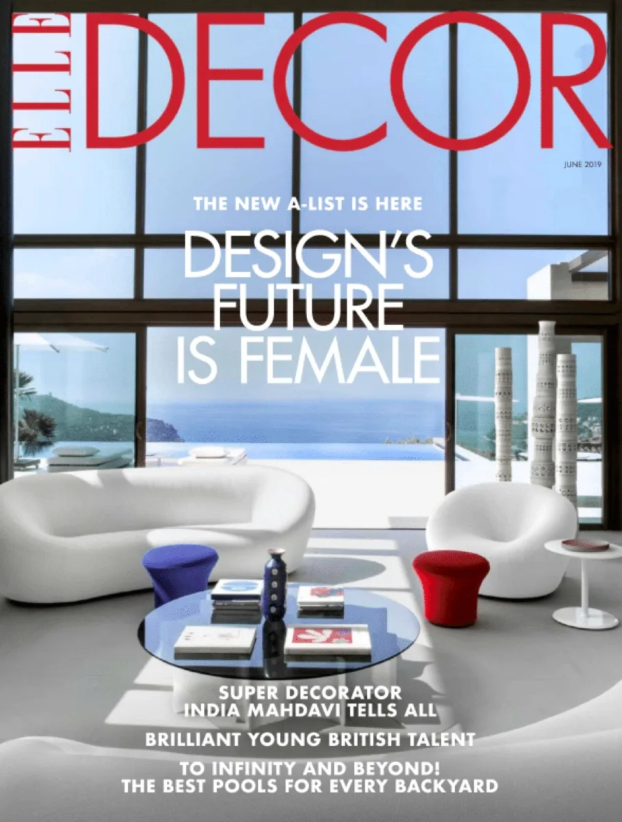 Georges Pelletier totem in Elle Decor US