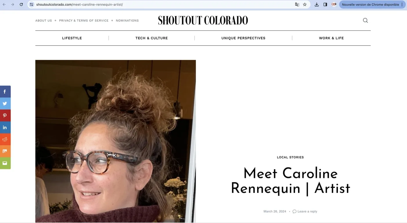 VoyageDenver — Caroline Rennequin, in Shoutout Colorado