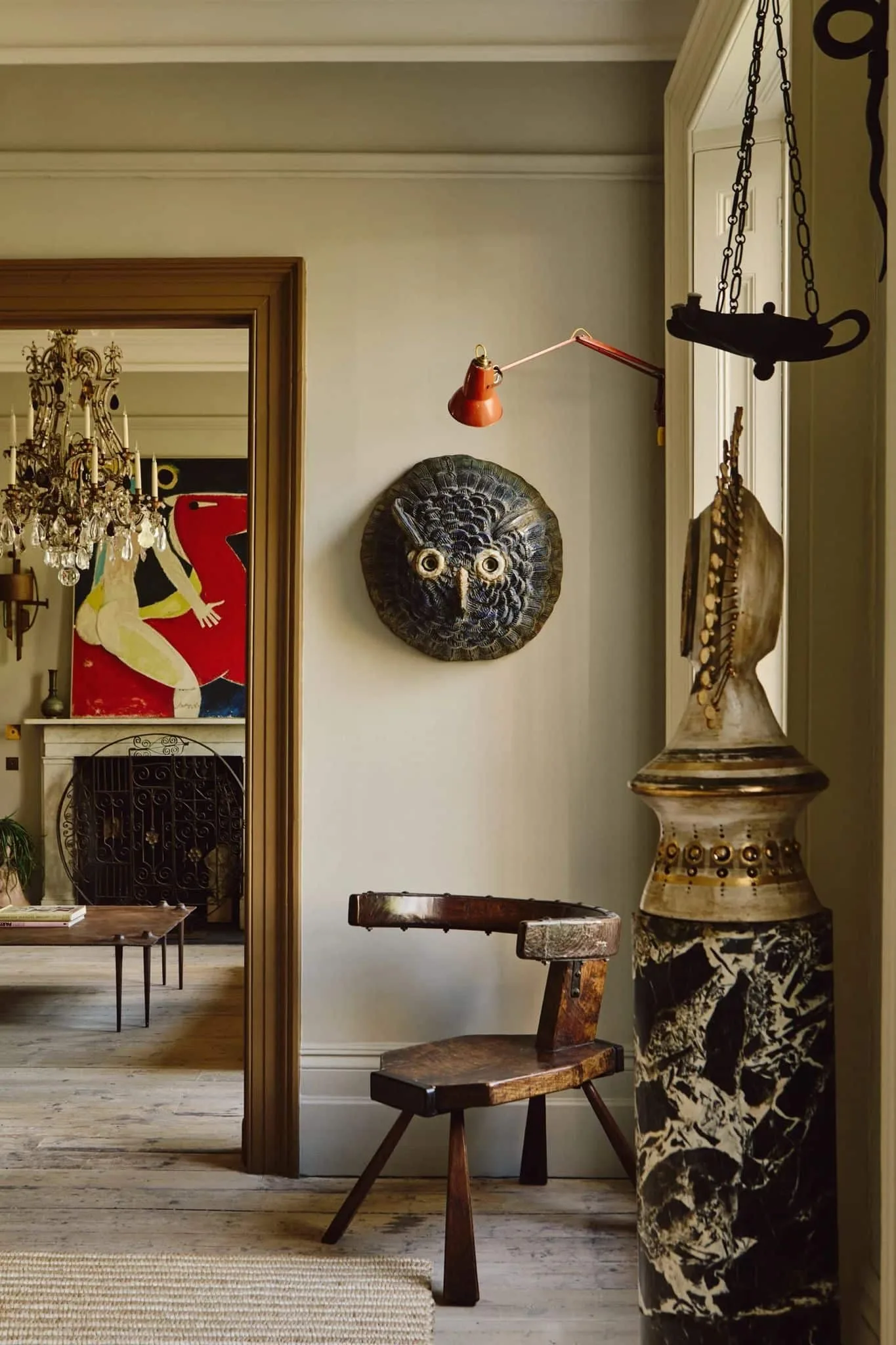 World of Interiors — A unique 1960s Soleil lamp in Chatham